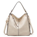 Hobo Bag Leather Women Handbags Female Leisure Shoulder Bags Fashion Purses Vintage Bolsas Large Capacity Tote Bag