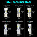 NAO P21W led BAY15D PY21W BA15S White 1300Lm Car LED Bulb P21/5W Turn Signal 1156 3030 1157 T20 W16W T15 W21/5W 7443 W21W 7440