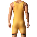 Men's one-piece shapewear, high elasticity tight fitting fitness, sports, casual wrestling, vest, swimsuit