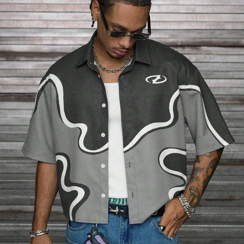 New men's short-sleeved shirt for summer breathable | SAMAG