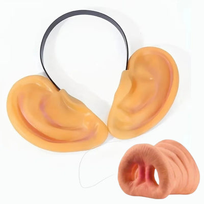 Novelty Giant Pig Ear Headband & Nose Cosplay Accessory | SAMAG