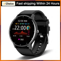 LIGE Waterproof Women Smart Band Watch Real-time Weather Forecast Men Watches Sports Ladies Smart Watch For Women Android IOS