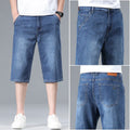 Summer Men's Thin Straight Denim Shorts Soft | SAMAG