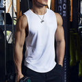Men's Vest Fashion Gym T-Shirt Casual Breathable Sleeveless Outdoor Basketball Sports Vest Summer Street Loose T-Shirt