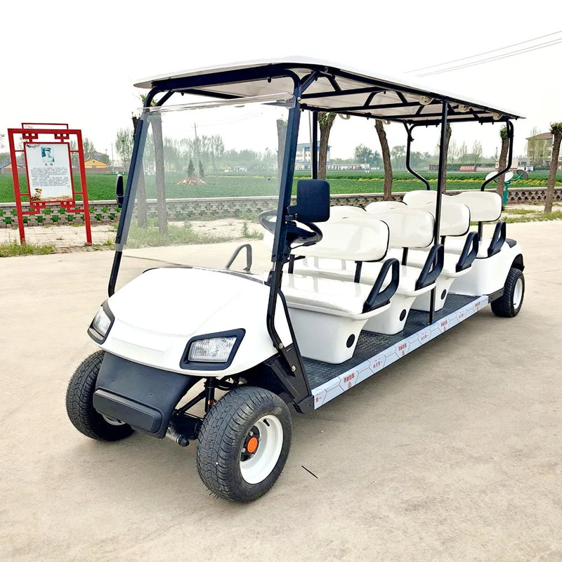 New Energy Vehicle Off-Road Utility Vehicle Mini Car Golf Cart 350cc Fuel Engine 4 6 Passengers Club Golf Cart