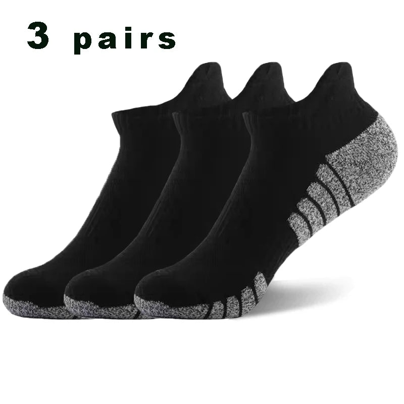 3 Pairs Professional Running Sports Fitness Ankle Socks | SAMAG