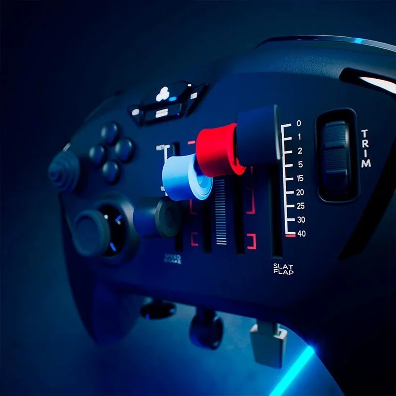 HONEYCOMB ECHO Handle Flight Simulation Four-axis Slider 2.4g Receiver Wireless Game Handle Trim Trim Wheel Hall Effect Rocker