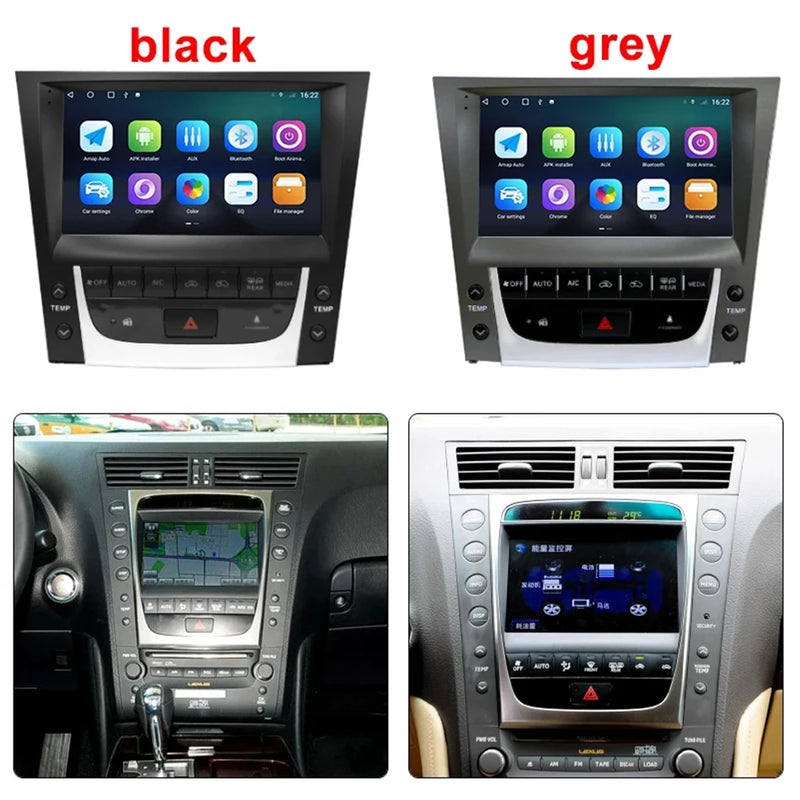 For Lexus GS300 S190 GS350 GS400 GS430 GS450h GS460 GS 300 III 3 350 Car Radio Auto Android Multimedia Carplay 2din Navigation