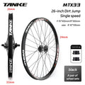 TANKE MTB Wheelset 26 inch Disc Brake MTB single-speed DJ AM Enduro DH Wheelset Hub MTX33/39 aluminum alloy Mountain wheel set