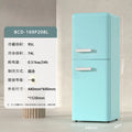 refrigerator retro single door double door small household kitchen refrigerated and frozen mini