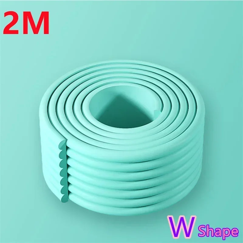 2M Baby Safety Soft Anti-Collision Foam Strip Home Table Corner Protector Tape Table Edge Protector for Baby Protection Products