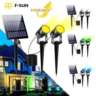 Solar Powered Spotlight IP65 LED Light Outdoor Landscape | SAMAG