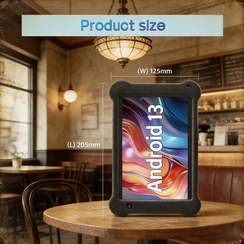 Paitanry 7 inch Tablet Android 13 Quad Core 4GB RAM 32GB ROM 1024*600 IPS 5G WiFi Bluetooth Dual Cameras GPS Portable Tablet PC