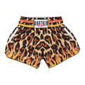 TopFight 2026 Large XXXL Leopard Pattern Boxing Shorts High Waist Muay Thai Pants for Men Women