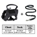 Tactical Cat Dog Harness Leash For Working Adjustable Pet Vest Harness Soft Mesh Training Puppy Straps with Handle For Large Cat