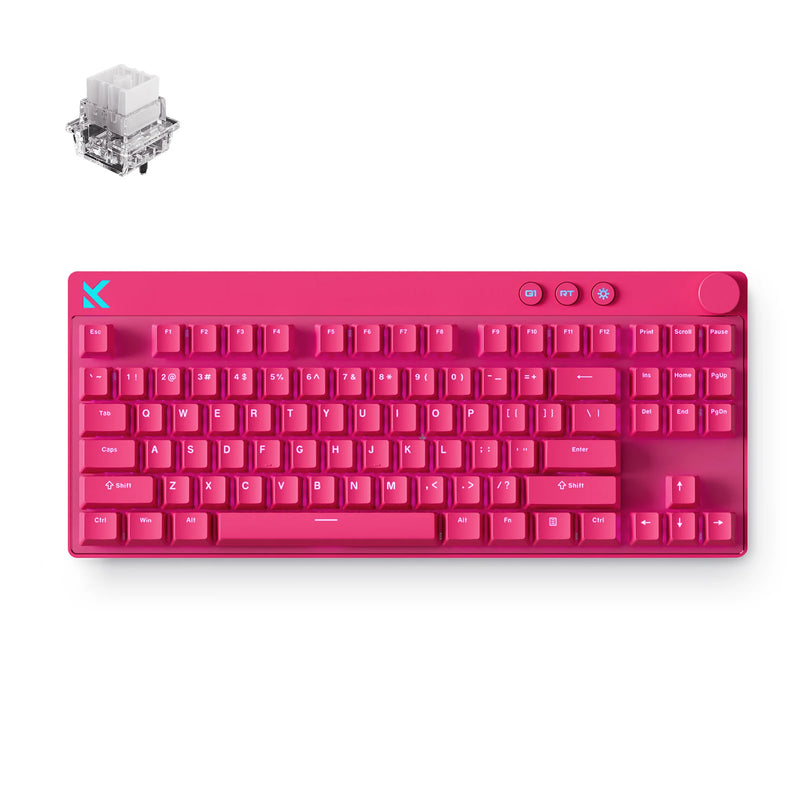 MCHOSE Mix 87 Magnetic Switch Gaming Keyboard Hall Effect 0.08ms Ultra-Low Latency 0.001mm Precision Office Wired Keyboard