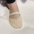 72XE Gymnastic Elastic Half Shoes Ballet Flat Slippers Dance Turning Shoe Practice Sole Cover  Girls Kids Women Belly Shoes