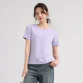 Outdoor Lightweight Quick-Dry Sports Shirt: Summer Cooling Quick-Dry T-Shir Women Round-Neck, Loose-Fit, Short Sleeve Sports