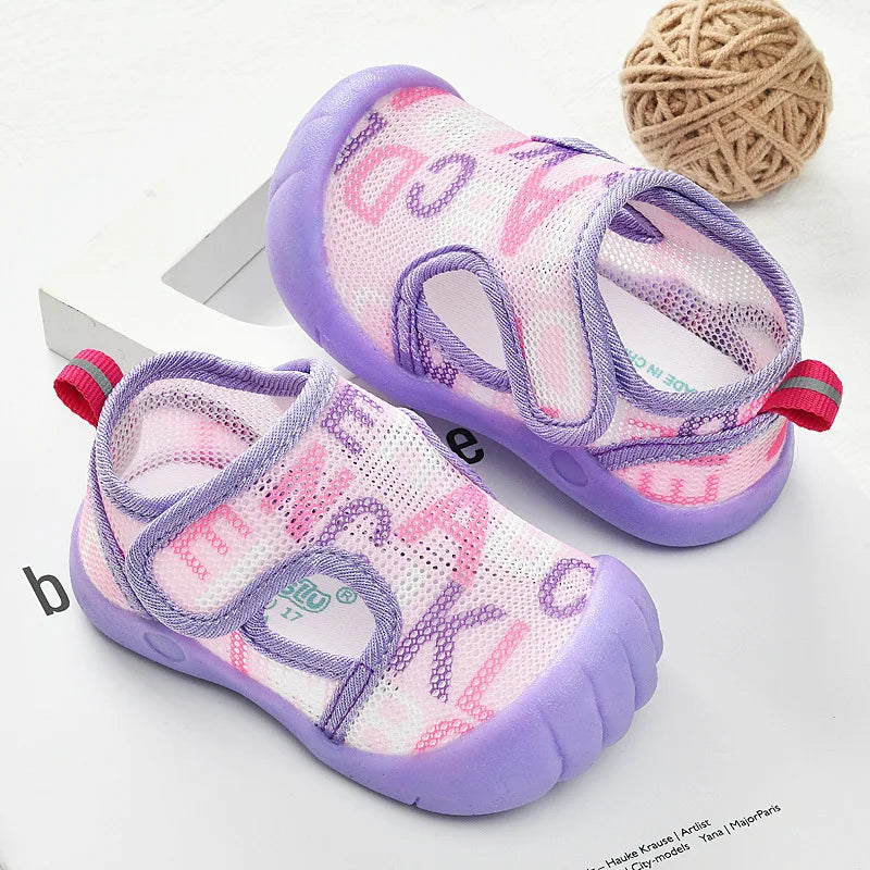 Brand Baby Sandals Summer New 0-3y Baby Walking Shoe Light Gril Sandals Anti Slip Soft Sole Boy Shoe Popular Wholesale Kid Shoes