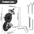 Electric Drill Plate Cutter Attachment Double Headed Free Cutting Tools Iron Metal Sheet Punch Scissors - Visuel 6 | SAMAG