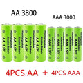 2026 AA AAA1.5V 3000mAh Rechargeable Battery  1.5 V  AA AAA Battery For Clocks Mice Computers Toys Replace Ni-Mh