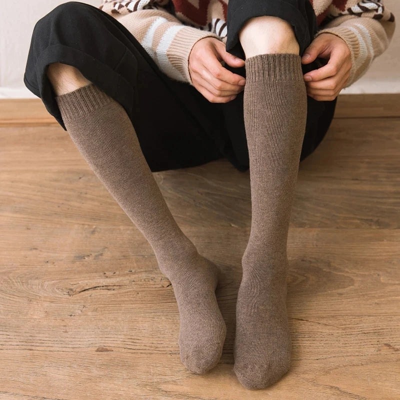 =3Pairs Men's Winter Compression Stocking Warm Hot Knee | SAMAG