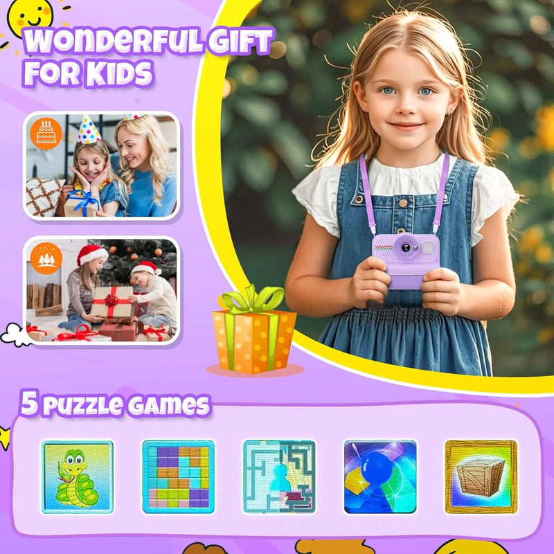 Digital Children Camera Photography Instant Print Photo - Visuel 5 | SAMAG