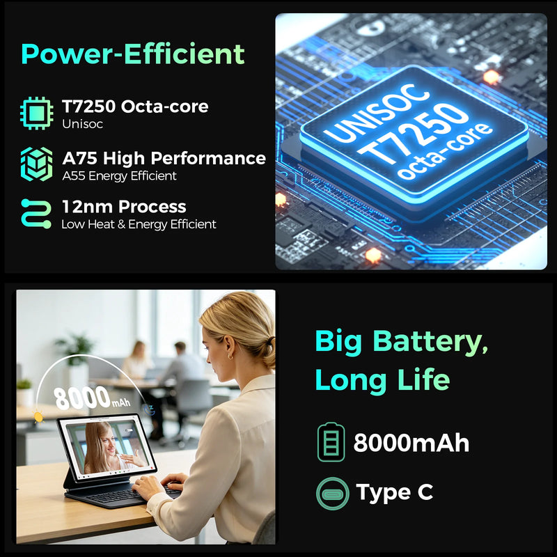 Teclast P50T Android 16 Tablets PC 90Hz 11 inch TDDI - View 4 | SAMAG