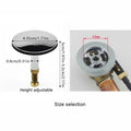 1Pcs New Pop Up Waste Stopper Bathtub Plug Only Flat Seal Brass Bath Stopper 43mm Adjustable Bathroom Tub Drain Filter