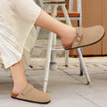 Evshine Women Genuine Clogs Slippers Slip On Unisex Potato Shoes with Adjustable Strap Men Mules Arch Support Cork Footbed Clogs
