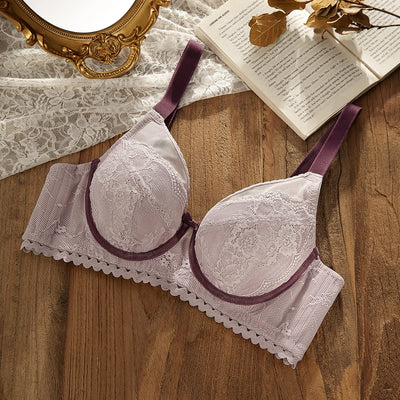 B-K Cup Large Size Bra for Women Elegant Sexy Thin Top Up | SAMAG