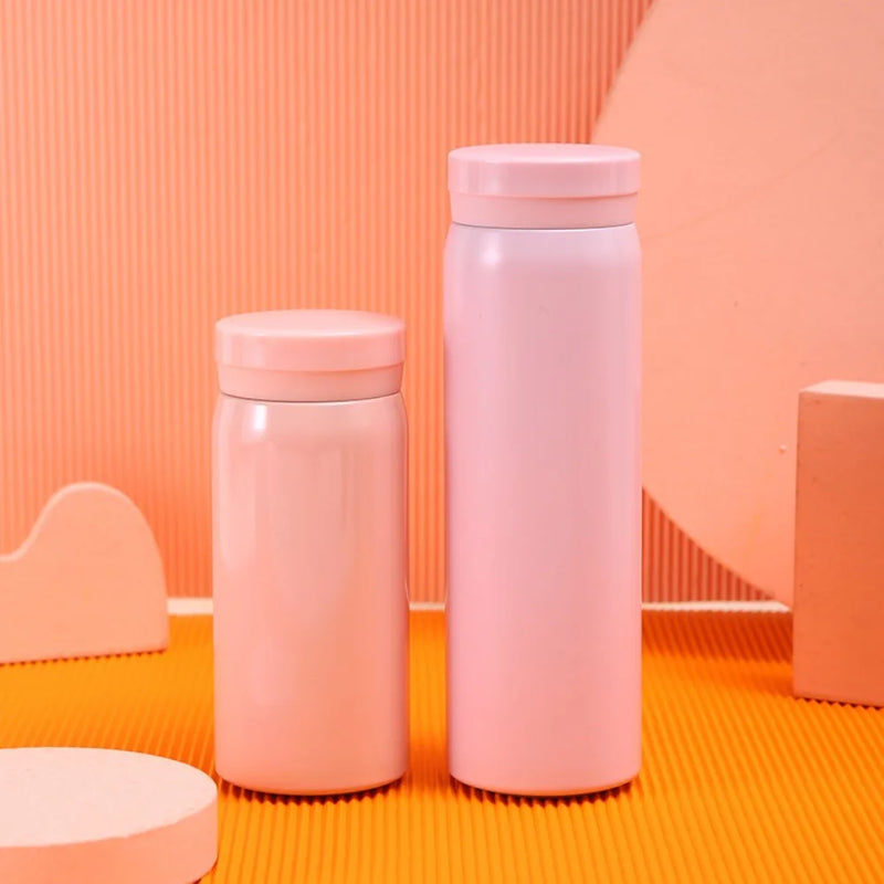 200/280ml Mini Thermos Bottle Coffee Mug 304 Stainless Steel Insulated Cup Portable Thermos Cup Travel Water Bottle Tea Cup Gift
