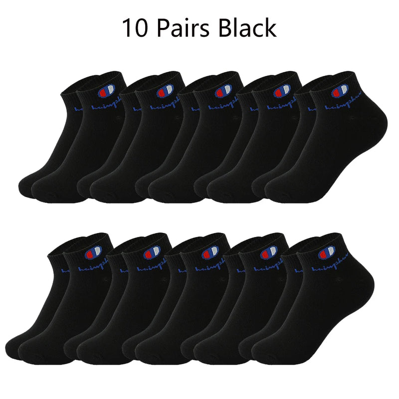 10/20/30 Pairs Ankle Socks Men Women Cotton Brand | SAMAG