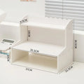 INS Desktop Storage Box 2 Layers Home Bedroom Dresser Skin Care Products Lipstick Shelf Study Stationery Books Sundry Organizer