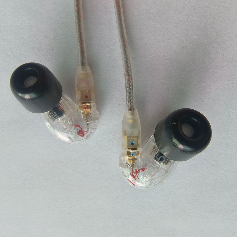 Brand headphone SE215 Earphons Hi-fi Stereo Noise Canceling 3.5MM se215 In ear Earphones Detchabl wire headset with Box VS SE535