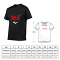 EVERLAST BOXING LOGO T-Shirt anime clothes vintage graphic tee baggy shirts plain black t shirts men