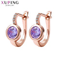Xuping Jewelry Fashion Hot Sale Trendy Huggies Earring with Synthetic Cubic Zirconia for Girl Gifts 20160
