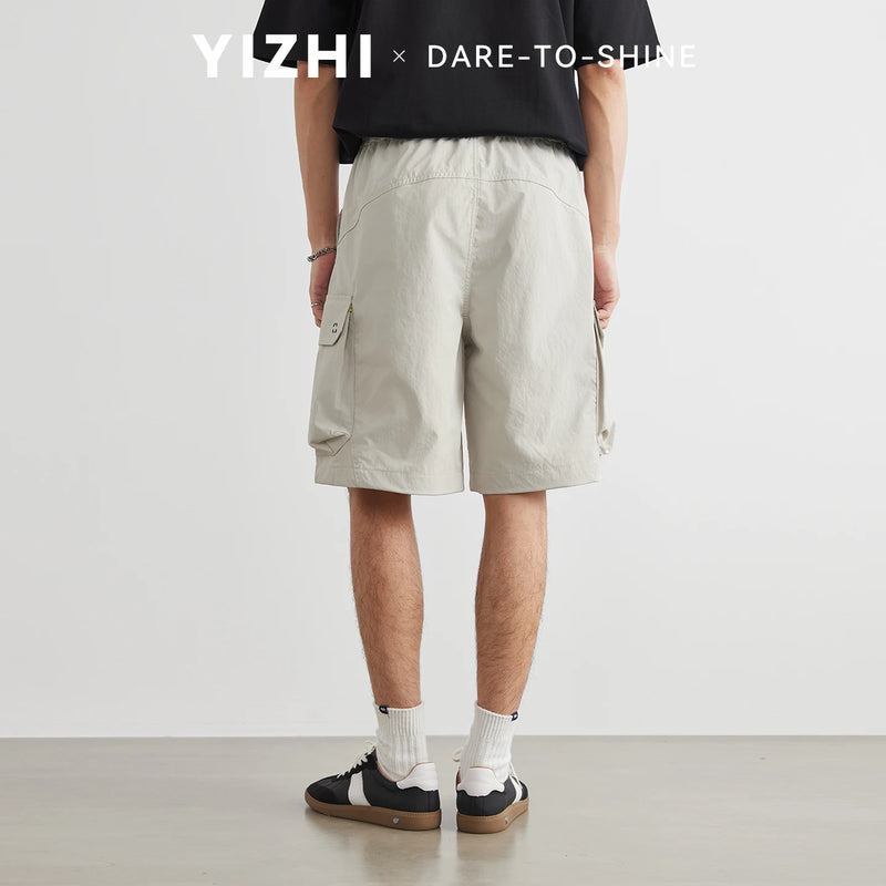Men's Big Pocket Drawstring Cargo Shorts Summer Trendy | SAMAG