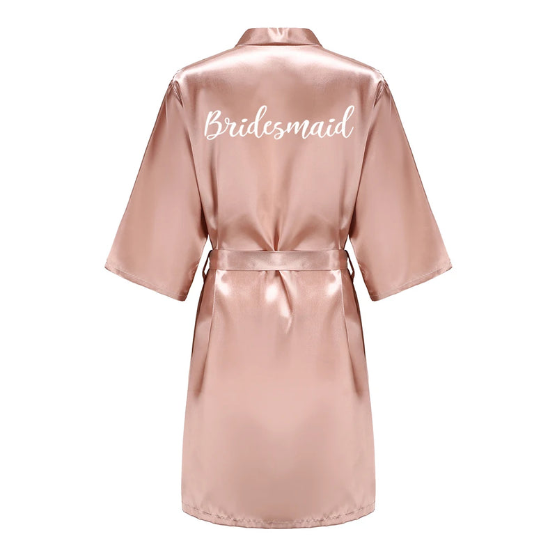 Wedding Bride Bridesmaid Robes for Women Bridal Party | SAMAG