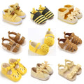 Spring and Autumn Yellow Countryside Style Princess Shoes 0-12 Months Baby Soft soled Anti slip Sneakers