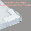 Table Corner Anti-Collision Pads: Transparent Protective Covers for Windows & Furniture Edges