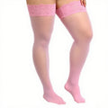 2026NEW Plus Large Size Black White Lace Thigh High Stockings Silicone Anti-slip Over The Knee Long Socks for Oversized Women XL
