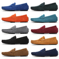 Men's Suede Leather Penny Loafers Casual Driving Moccasins Slip-On Boat Shoes Plus Big Sizes 49 50 51 52 53