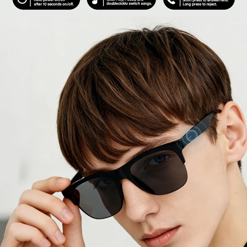Lenovo AI Smart Glasses 8K Remote Control Touch Photo Camera Recording Translator Voice Assistant Wireless Bluetooth Eyewear