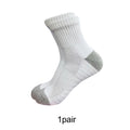 1/3/6pairs Men's Cotton Crew Sports Socks Breathable Mesh | SAMAG