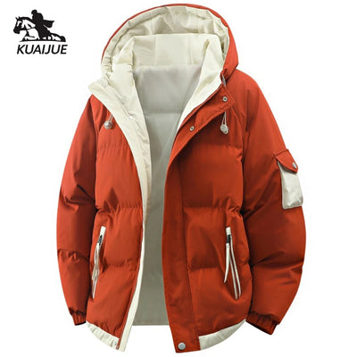 Men's Jacket Stand Collar Parka Winter New down fleece | SAMAG