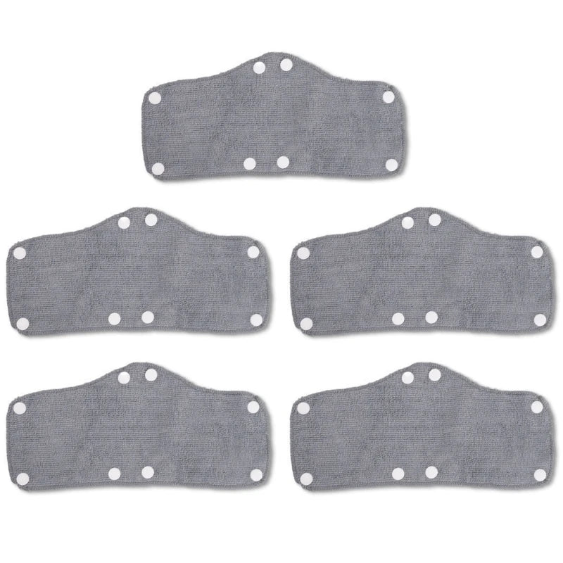 Washable Cotton Helmets Band 5 Pack  Sweatband Washable Sweatband Reusable Sweat Absorber Blue /Gray/ Black R2LB