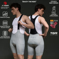 X-TIGER Men's Cycling Bib Short Pro 2026 Summer Chamois Bike Shorts 200-Density ELASTIC-INTERFACE Cushion Stable Riding Series