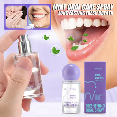 Long Lasting Mint Oral Spray Portable Mouth Breath | SAMAG