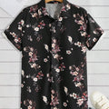 Men'S Floral Printed Casual Shirt Daily Wear 3D Printing | SAMAG